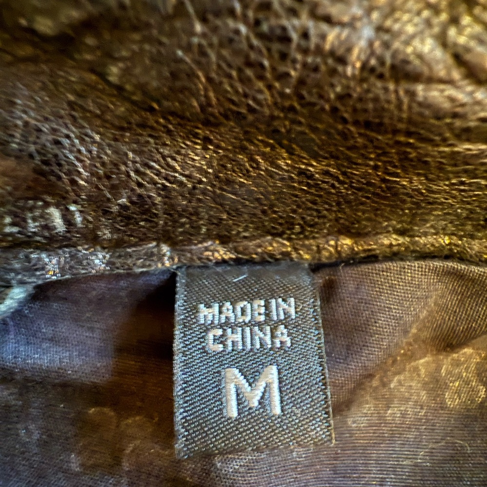 Men's Black Leather Jacket - Picture 6 of 8